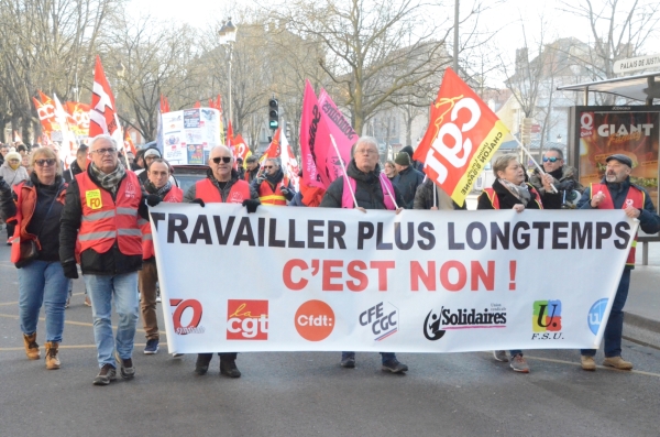 Réforme des Retraites : Sept rassemblements jeudi, en Saône et Loire, dont un à Chalon