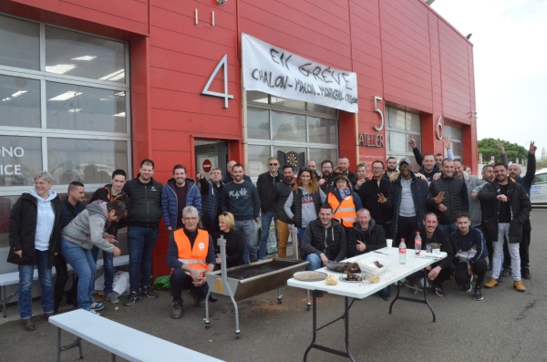 Débrayage au sein du groupe Bernard à Chalon, Mâcon, Montceau et Le Creusot