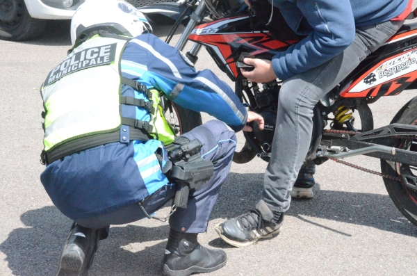 Les policiers chalonnais de plus en plus vigilants sur les deux-roues