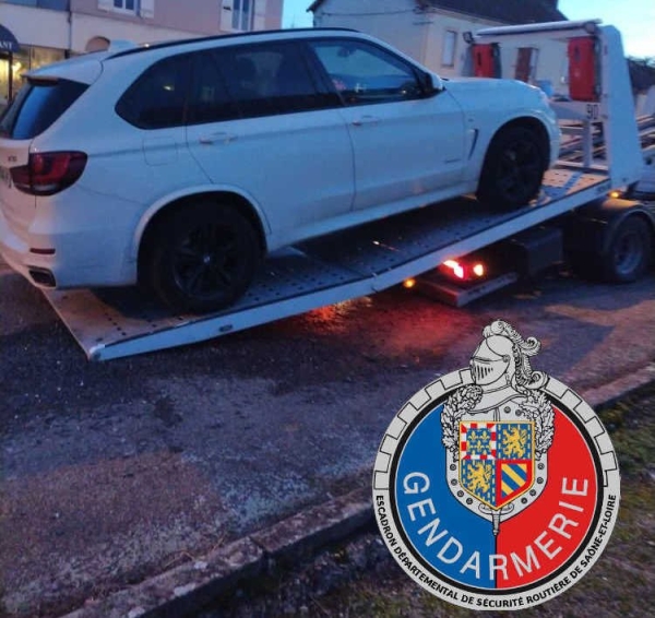 A 145 km/h en zone 80 du côté de Gueugnon... les gendarmes étaient positionnés  