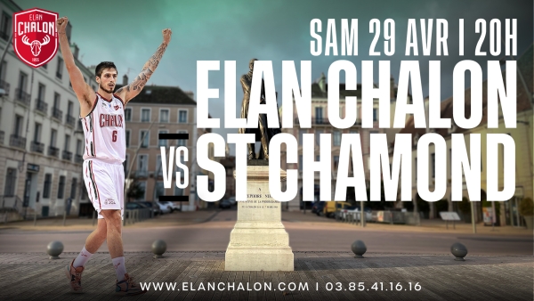 ELAN CHALON - Pas le droit à l'erreur ce samedi soir face à Saint-Chamond 