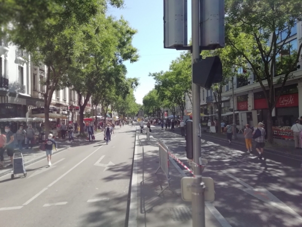 Boulevard de la République  - La période de test terminée, la Ville engage  une étude de bilan avec les acteurs concernés