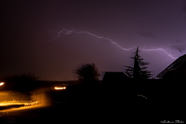 ORAGES - A Mellecey, c'était pas mal non plus ce mercredi soir ! 