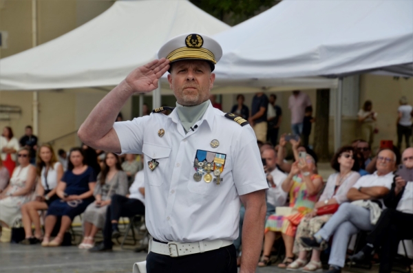 Passation de commandement à la base pétrolière interarmées de Chalon sur Saône