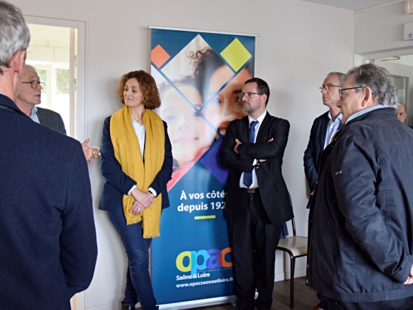 Les deux cabinets médicaux de Fontaines officiellement inaugurés par l'OPAC de Saône et Loire 