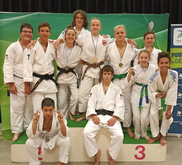 Les Judokas Chalonnais ont fait le plein aux Jeux de Saône et Loire !