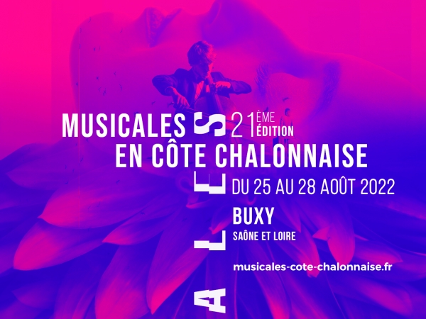 Les Musicales en Côte Chalonnaise vous donnent rendez-vous à compter du 21 août