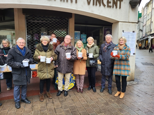 LIONS CLUB CHALON DOYEN - Vif succès pour l'action Soupe des Chefs 2023