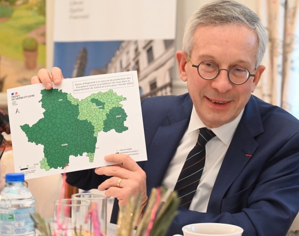 Le loup à Saint-Rémy, une gendarmerie à Lux... le Préfet de Saône et Loire a fait un point d'étape de rentrée 