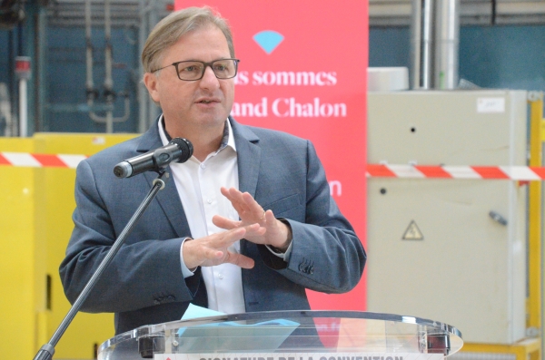 Sylvain Waserman, le nouveau Président de l’ADEME, choisit le Grand Chalon pour son premier grand déplacement 