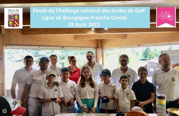 Golf Chalon - 3e de la finale régionale du Challenge National des Ecoles de Golf 2022