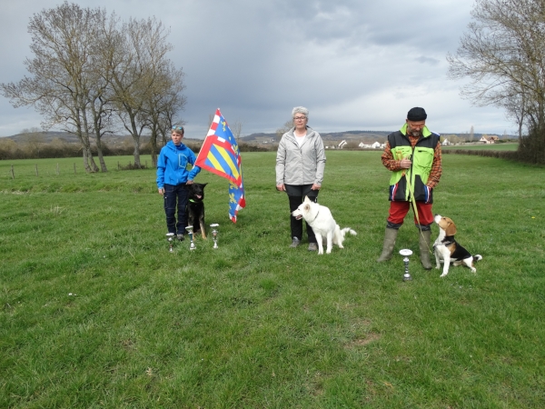 Excellents Résultats  du club canin de Givry