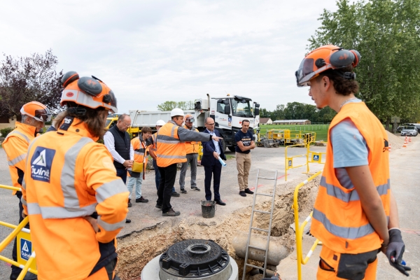 Rénovation des réseaux d’assainissement rue du petit puits à Mellecey