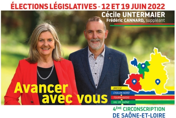 LEGISLATIVES - 4e circonscription de Saône et Loire - Cécile Untermaier réélue loin devant 