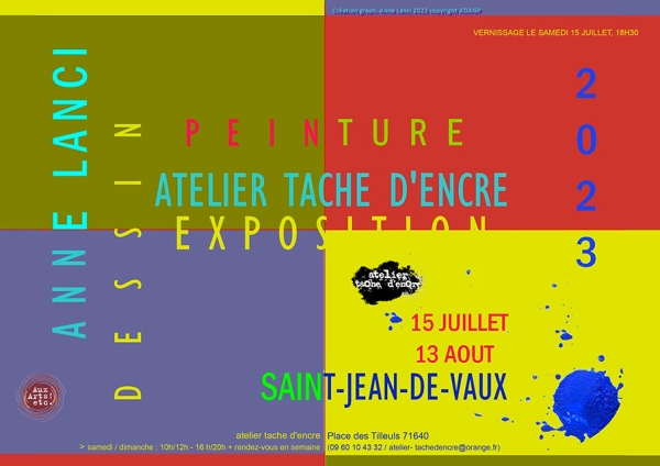 Exposition à Saint Jean de Vaux à compter du 15 juillet 