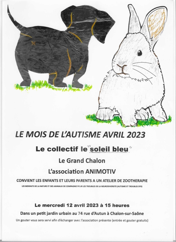 Venez découvrir la zoothérapie à Chalon ... 