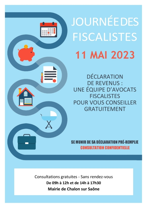 La Journée des fiscalistes à Chalon est fixée au 11 mai 