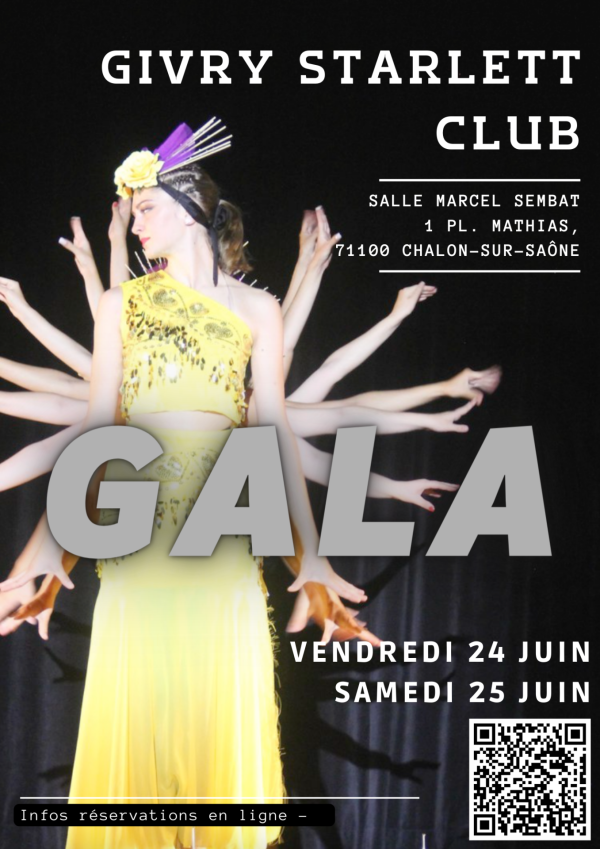 Il est encore temps de vous inscrire pour le Gala du Givry Sarlett Club 