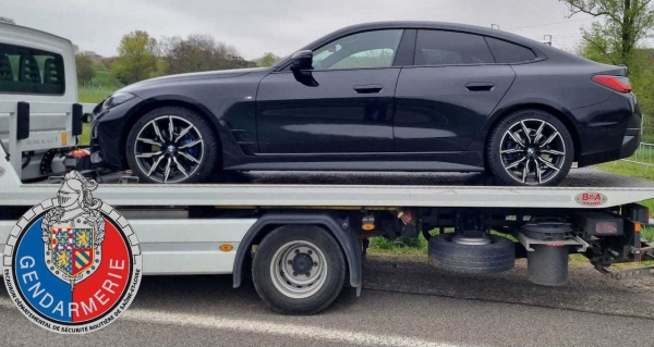 Flashé à 206 km/heure et en état d'ébriété, au volant d'une BMW 420D entre Cluny et Mâcon 