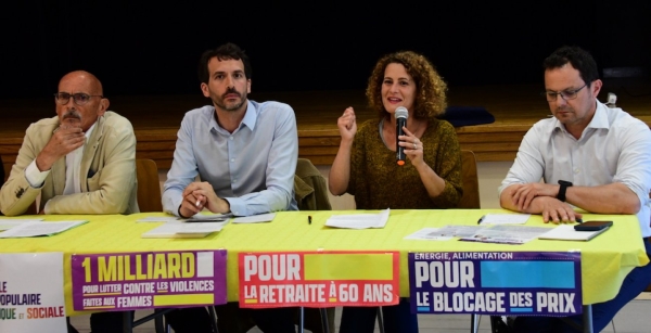 LEGISLATIVES - 3e circonscription de Saône et Loire -  Bastien Lachaud en soutien de Richard Béninger et Margaux Febvre