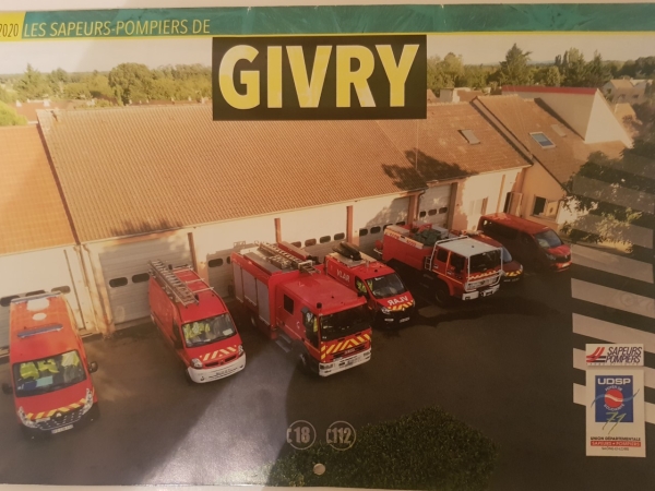 Les sapeurs pompiers de Givry débutent la vente du calendrier le 1er novembre 