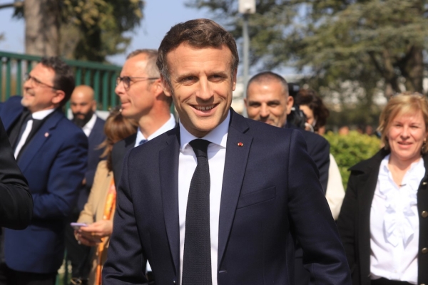 PRESIDENTIELLE -  Emmanuel Macron est arrivé à  Dijon