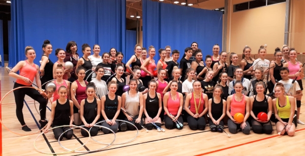 Stage de perfectionnement à Bourges pour des gymnastes de l'Eveil