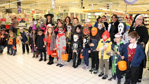 A Chalon : on a fêté Halloween au quartier des Aubépins