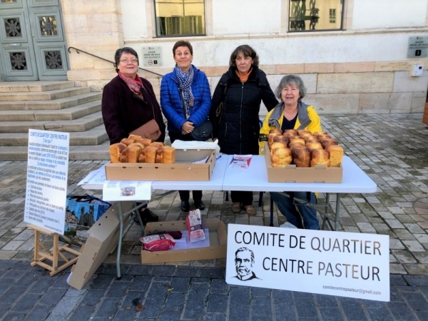 Opération "brioches" réussie pour le comité de quartier Centre/Pasteur