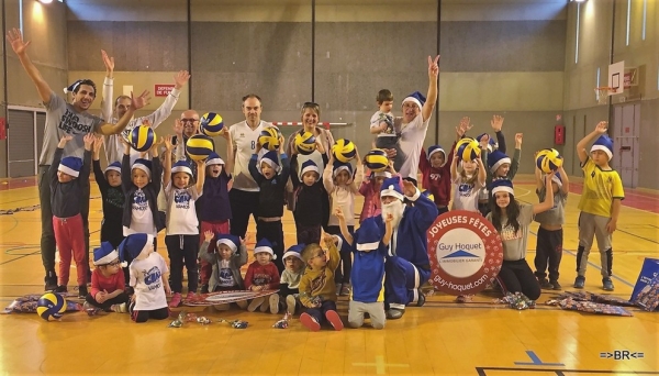 Le Père Noël est passé au Volley Ball Club Chalonnais avec beaucoup d'avance