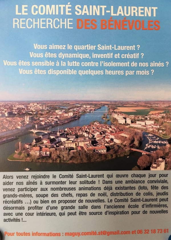 A Chalon : Le comité Saint-Laurent recherche des bénévoles