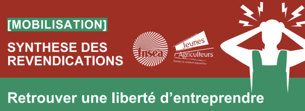 COLERE DES AGRICULTEURS - La FNSEA a publié ses revendications 