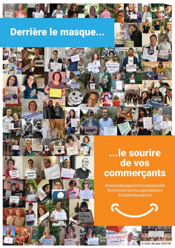 A l’occasion de la réouverture de leur magasin, 80 commerçants de la Ville de Chalon-sur-Saône se sont mobilisés pour vous proposer des offres commerciales