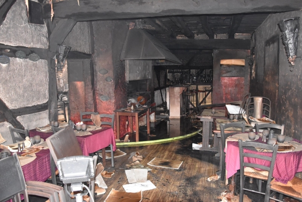 Incendie du restaurant ‘Le Grill Saint Laurent’