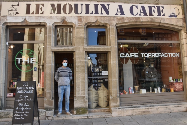 Le Moulin à café: paradis des cafés et des thés, place St Vincent