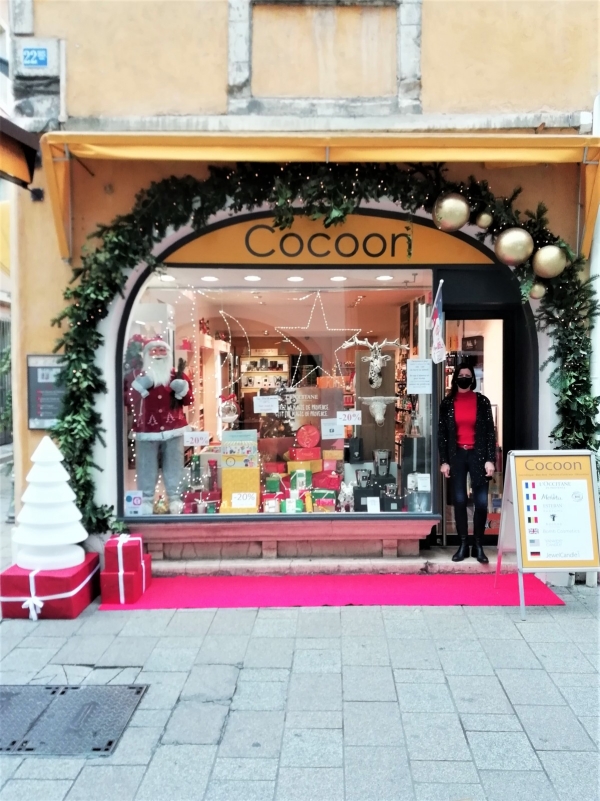 La vitrine du magasin « Cocoon » est à découvrir