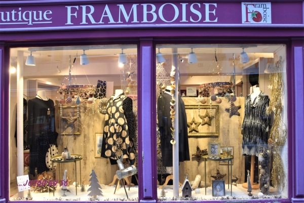 La vitrine du magasin « Framboise » est à découvrir