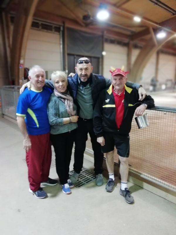 Chalon-sur-Saône: La quadrette Griffonet-Blondet-Bertheau-Gobbo  dans le top 5 du concours de ‘Boules Lyonnaises’ du ‘Boulodrome’ 