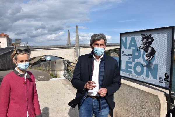 Vernissage de l’exposition ‘Chalon et Napoléon’ sur les quais de Saône