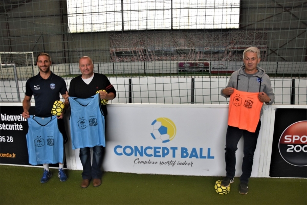 Remise d’équipements sportifs par le District de football du Pays Saônois de la Fédération Française de Football à la ‘Section Loisir’ de l’Académie du Foot!  