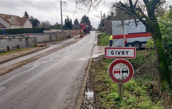 C'est parti pour les travaux de rénovation de la rue de Dracy à Givry