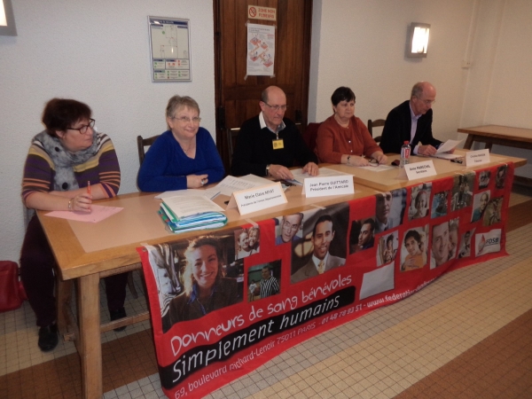 Moins de donneurs présentés en 2019 aux sept collectes de l’Association pour le don du sang bénévole de Chalon  