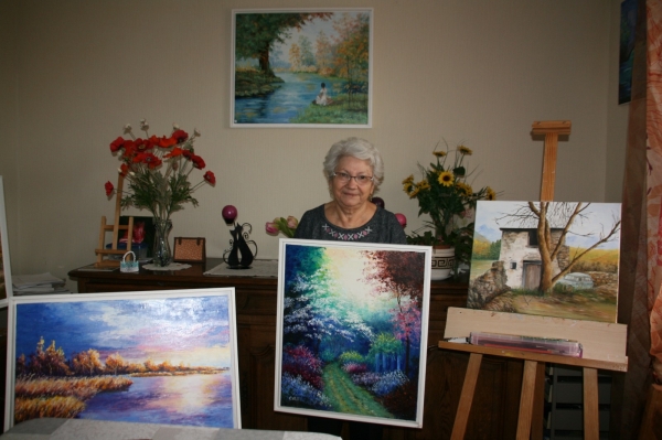Alice Capelli, une artiste habitée par le don de la peinture