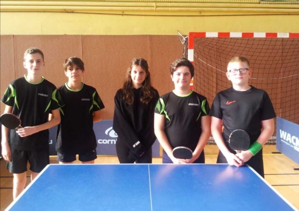 Tennis de table : places honorables au Premier tour du Grand Prix jeunes et des vétérans