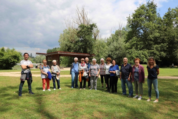 Le groupe de sport adapté a fait une séance à l’étang Chaumont 