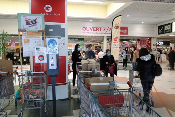 Grand week-end de collecte des Restos du cœur du Chalonnais.