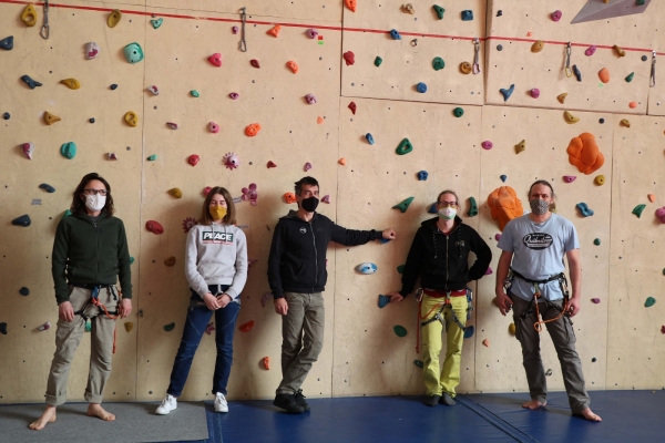 Formation de moniteurs d’escalade salle de sport Steeve et Christophe Guénot de Champforgeuil.