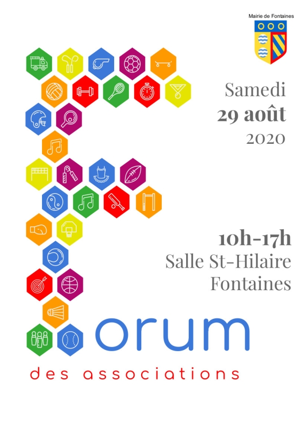 Fontaines :  Un forum des associations dans la simplicité