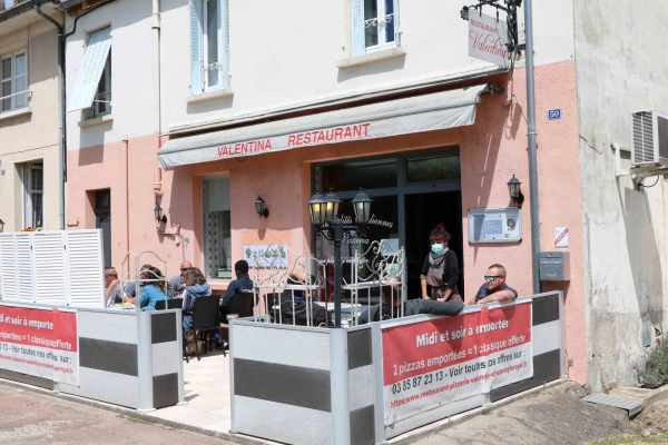 Réouverture des terrasses avenue du Général de Gaulle à Châtenoy-le-Royal