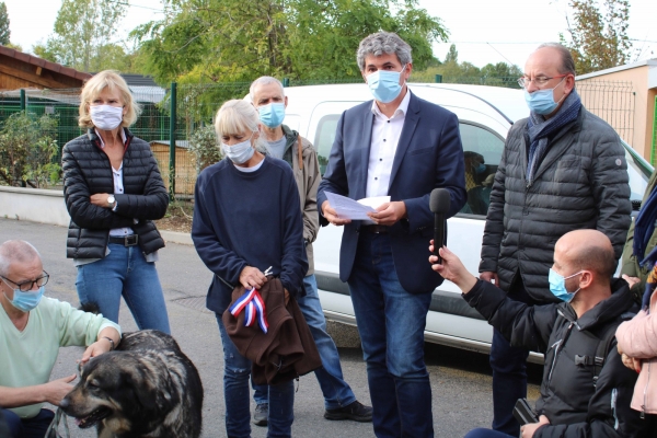 La SPA de Châtenoy-le-Royal dotée d’un nouveau véhicule